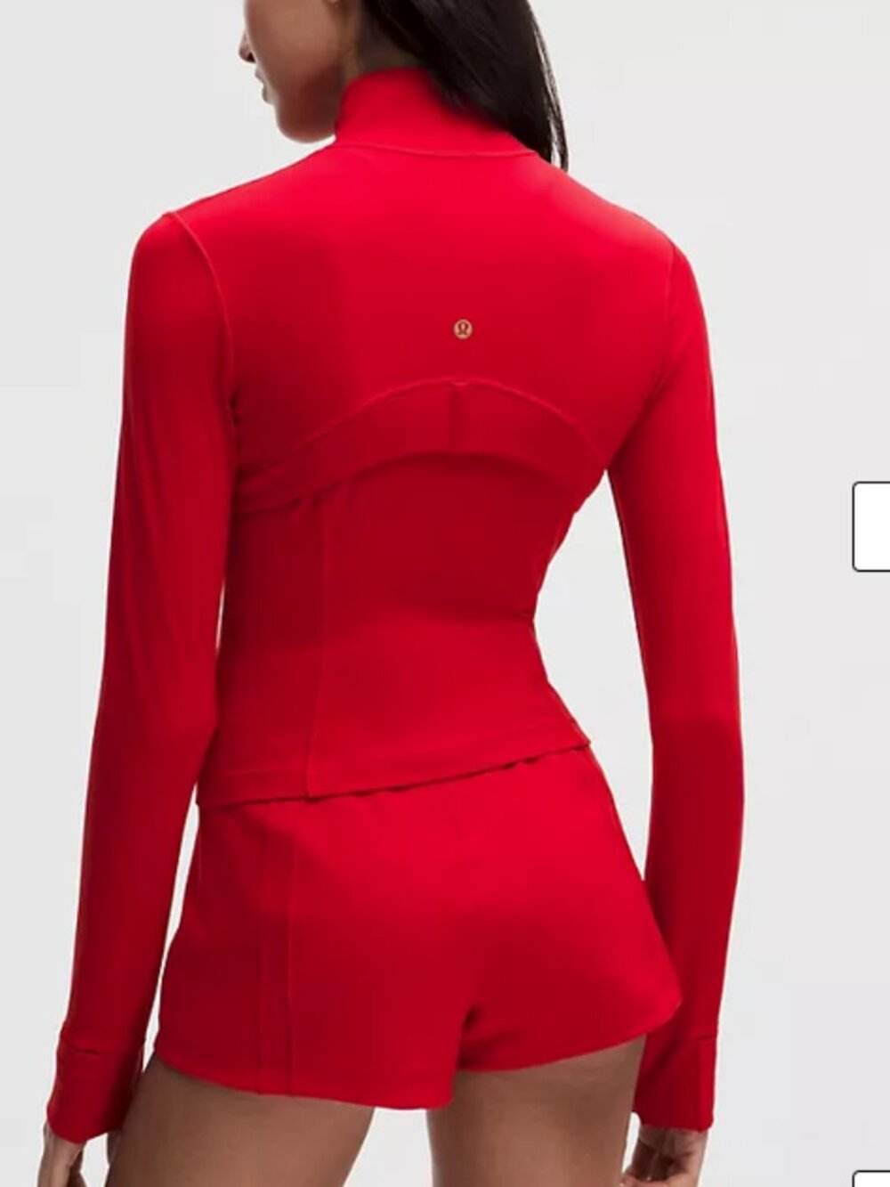 Lululemon Lunar New Year Define Cropped Jacket *Nulu Oxford Red Size 6 - Picture 4 of 9